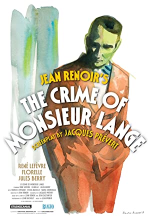Le crime de Monsieur Lange (1936) M4uHD Free Movie